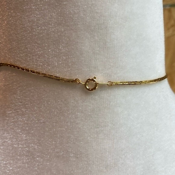 Faux Turquoise Arrow Head Gold Tone Chain Accents 24” Long boho southwestern - Picture 7 of 16